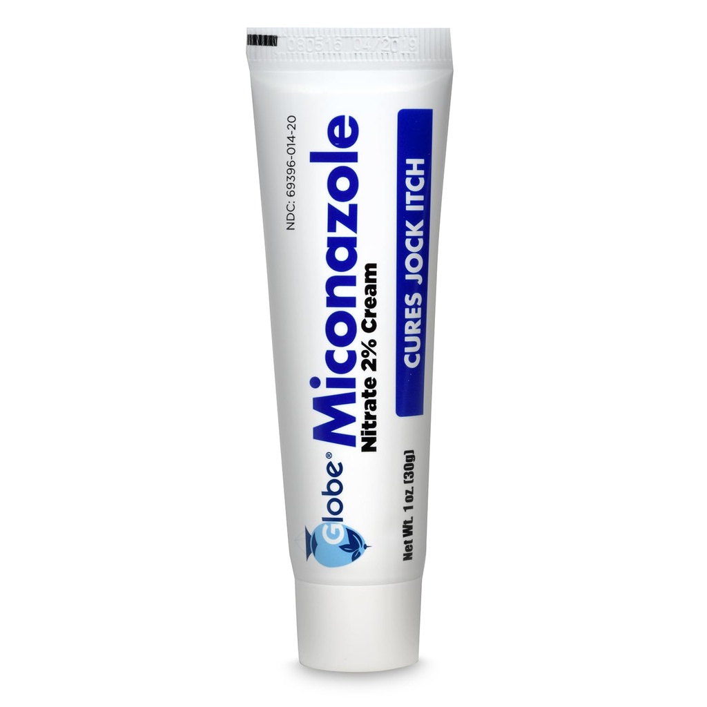Globe Miconazole Nitrate 2% svampecreme 1 oz, Cures De fleste atleter Foot, Jock Itch, Ringorm og mere. Sammenlign med den førende navn mærke