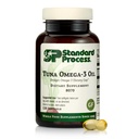 Standard Process Tuna Omega-3 Oil - Brain & Eye Health Support - Essential Fedtsyre tillæg med Omega-3 - Ernæringstilskud til støtte hud sundhed - 120 Softgels