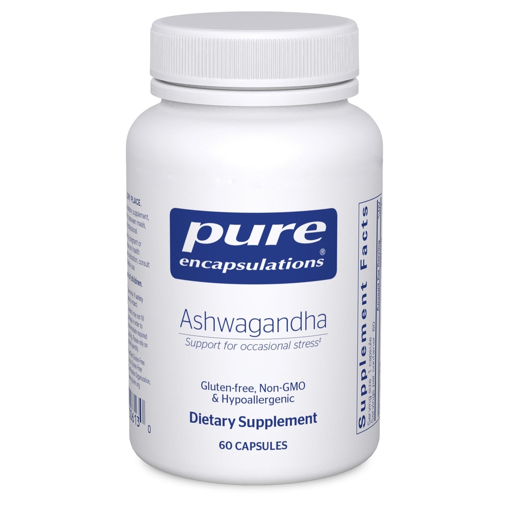Ren indkapsling Ashwagandha - 500 mg Ashwagandha Extract - Metabolisme & Stress Support - Immunstøtte - GMO Free & Vegan - 60 kapsler