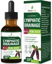 Poke Root Herb Lymphorous Drainage Drops til Lymph System Support, 8- in-1 Optimeret Herbal Formel Supplement tinktur for Body Detox & immunsupport w / Cleavers Echinacea Extract. 2oz