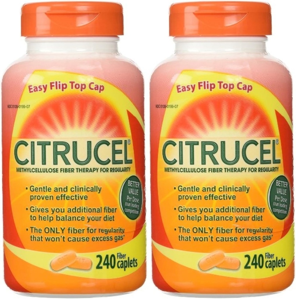Citrucel Fiber Therapy, 240 Fiber Caplets (2 pakker)
