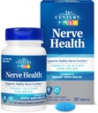 21. Century Nerve Health Tablets (30 Count), Alpha Lipoic Acid 300mg, B1, B6, & B12 Vitaminer til nervefunktion Support, Antioxidant ALA supplement, Gluten Free. Non-GMO, & Vegan