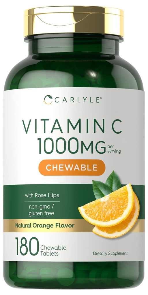 Carlyle C-vitamin tyggetabletter 124; 1000mg