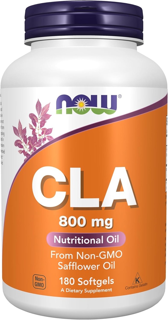 NU Kosttilskud, CLA (konjugeret linolsyre) 800 mg, Nutritional Oil, 180 Softgels