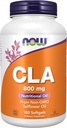 NU Kosttilskud, CLA (konjugeret linolsyre) 800 mg, Nutritional Oil, 180 Softgels
