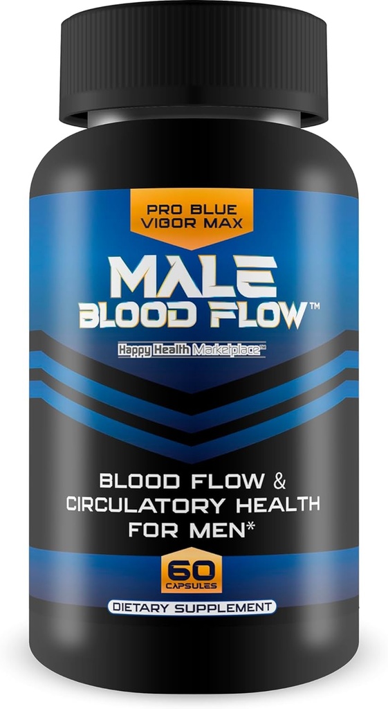 Pro Blå Vigor Max Mand blodgennemstrømning - vores bedste blodcirkulation kosttilskud til mænd - vores bedste nitrogenoxid kosttilskud til mænd - blodgennemstrømning supplement - daglig blodgennemstrømning pleje