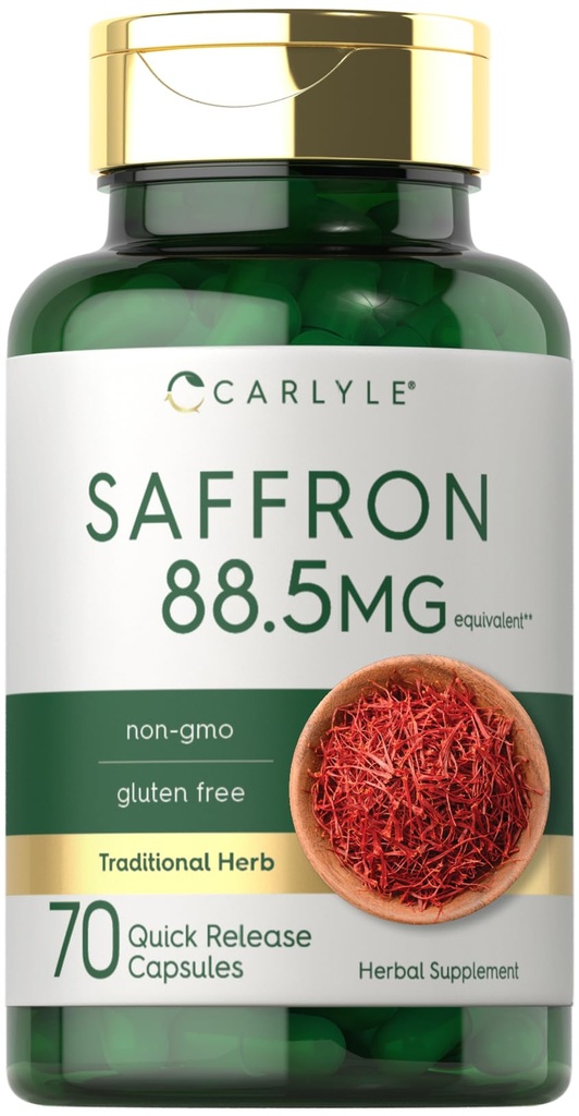 Carlyle Saffron Extract Supplement 88.5mg
