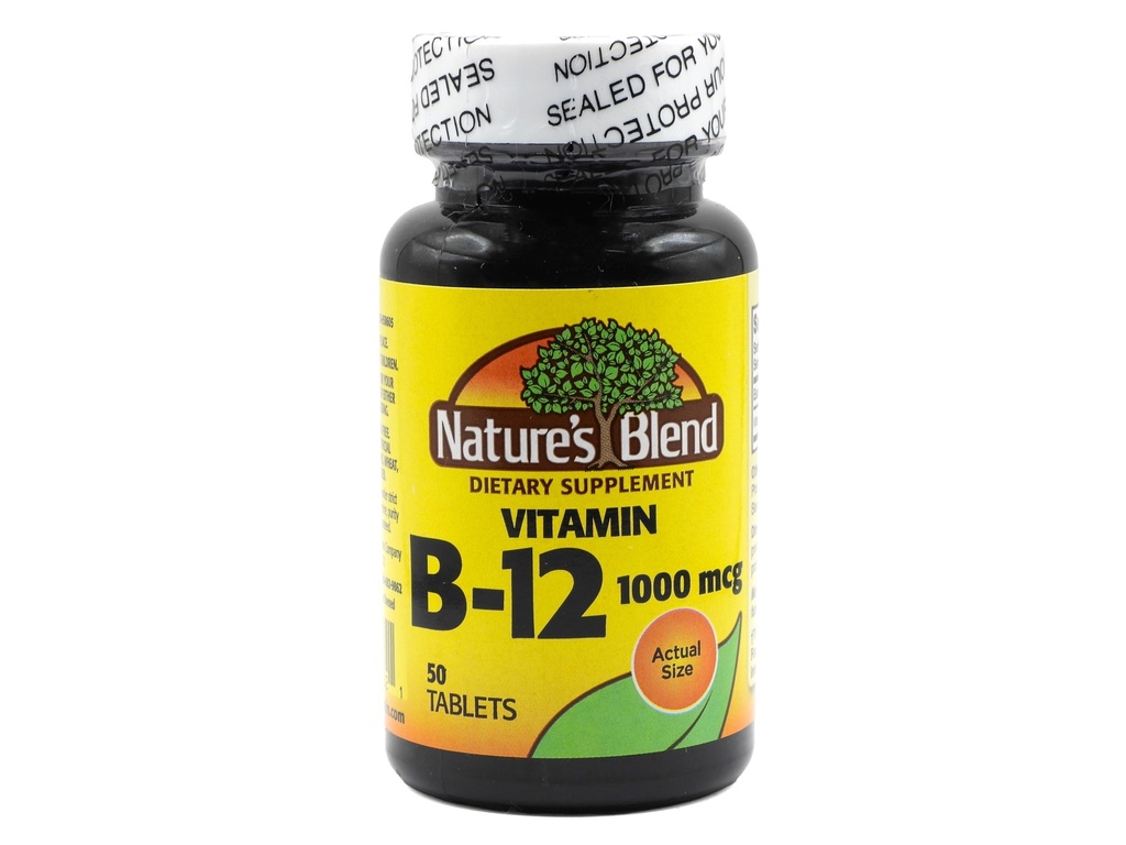 Naturens Blend Vitamin B12 tabletter, 1000 mcg, 50 tabletter