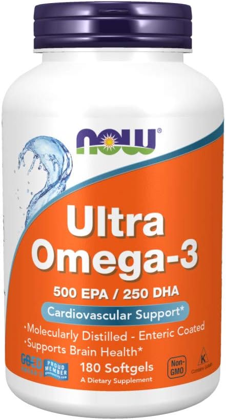 Now Foods - Ultra Omega-3 500 EPA / 250 DHA - 180 Softgels