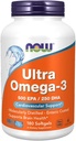 Now Foods - Ultra Omega-3 500 EPA / 250 DHA - 180 Softgels