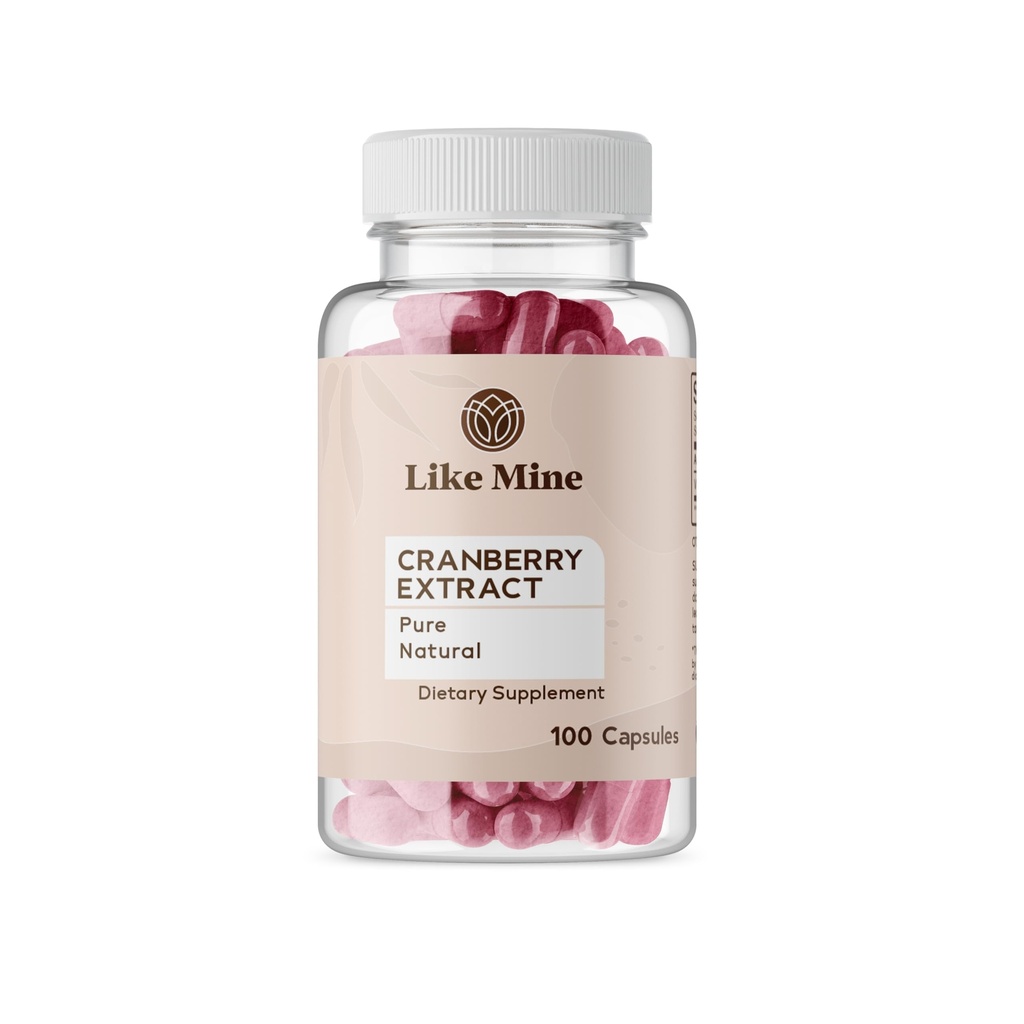 Ligesom mine Cranberry Extract (100 kapsler) Pure, Ingen tilsætningsstoffer, Enkelt Ingrediens (100 Greve)