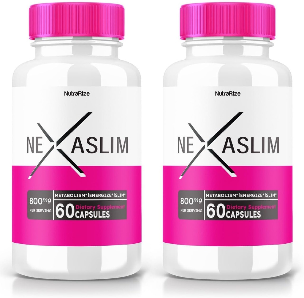 (2 Pack) Nexaslim Capsule, Nexaslim Metabolisme Booster Formel, Kosttilskud til avancerede vægttab, Maksimal styrke All- Natural Pills for Targeting Belly Fat, Nexa Slim anmeldelse (120 kapsler)