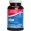 Methylsulfonylmethan MSM Supplement 1000mg - Høj styrke Soft Tissue & Fælles Support Supplement med MSM fra OptiMSM - Vegetarisk non-GMO & Lavet i USA i cGMP faciliteter - 60 Servere