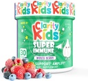 Klarhed Kids Super Immunitet Support 124; Elderberry Extract, C-vitamin, Probiotika & Zink til børn