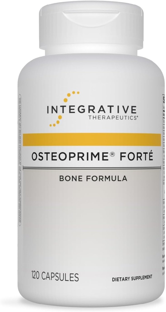 Integrative Therapeutics Osteoprime Forte - Calciumtilskud til bentilskud * - Nutritional Supplement til støtte for bevægeapparatet * - Dairy- Free & Gluten- Free - 120 kapsler (30 Servere)