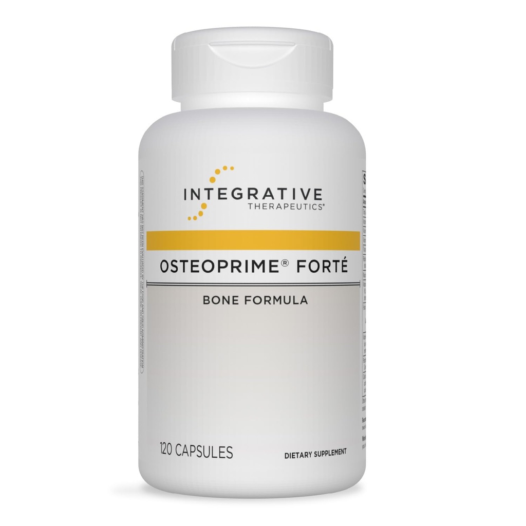 Integrative Therapeutics Osteoprime Forte - Calciumtilskud til bentilskud * - Nutritional Supplement til støtte for bevægeapparatet * - Dairy- Free & Gluten- Free - 120 kapsler (30 Servere)