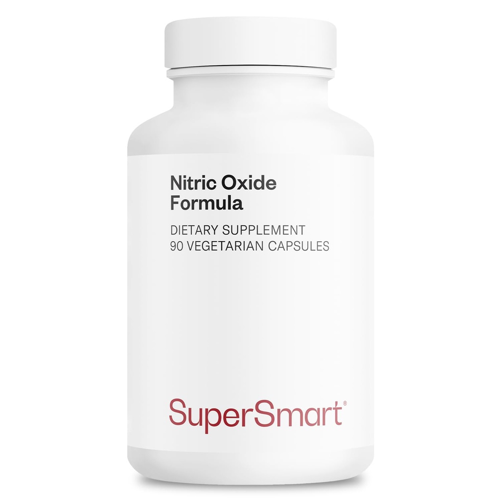 Supersmart - nitrogenoxid formel (Advanced Formel) - med L- Citrullin Malat, L- arginin AAKG, Vinitrox - nitrogenoxid tillæg for mænd og kvinder; Non-GMO & Gluten Free - 90 Vegetariske kapsler