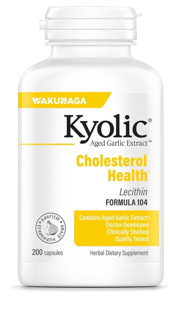 Kyolsk aged hvidløg Extract Formel 104, Cholesterol Sundhed