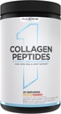 Rule 1 Collagen Peptides Powder - Hydrolyzed Bovine Collagen, Hyaluronic Acid, and Vitamin C. Supports Hair, Skin, & Nails (20 Servings, Peach Mango)