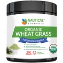 Wheatgrass Powder - USDA Certified Organic Hvedegræs Powder, der er rig på essentielle aminosyrer, Chlorophyll, Antioxidanter, Fedtsyrer, Minerals & Vitamin - US Grown - Vegan & Non- GMO Superfoods