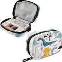 Dinosaur Pill Cases Bag White Dino Vitamin Pill Box Arrangører 7 dages medicin Container sag Supplement Holder