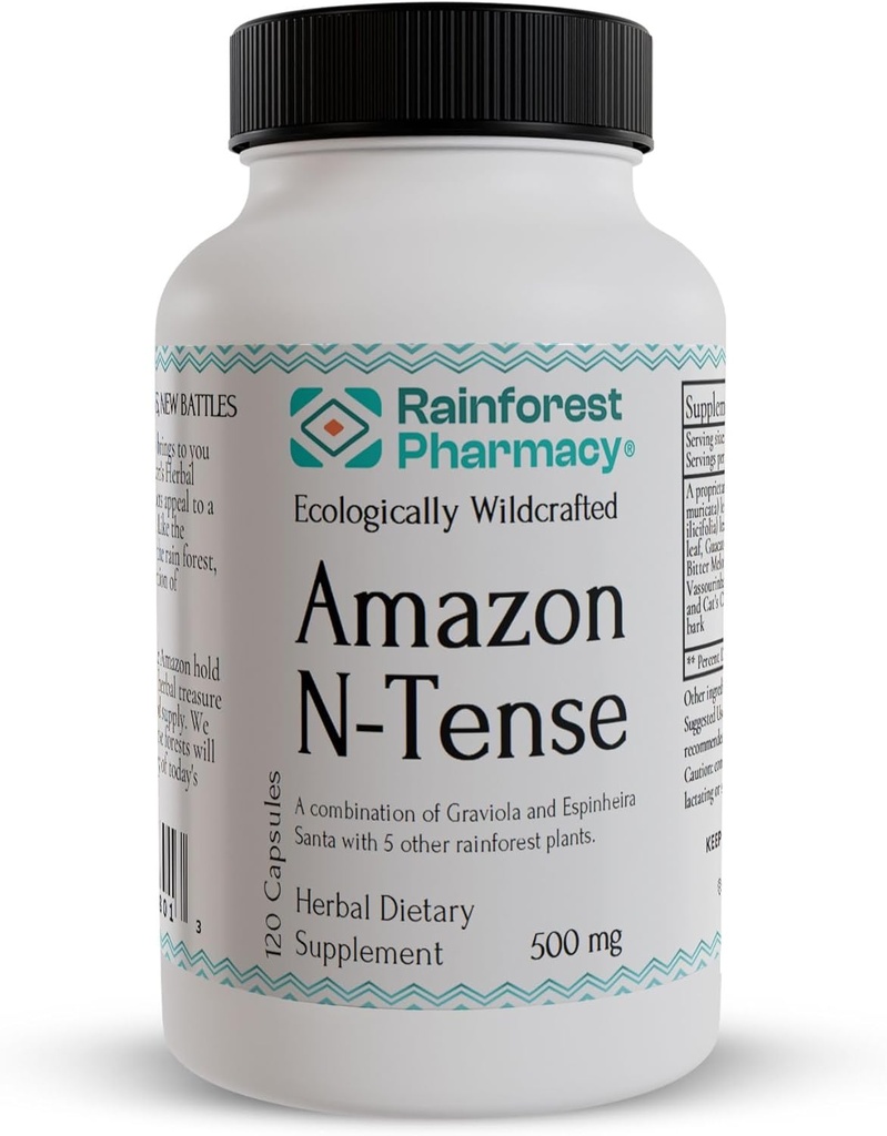 Rainforest Pharmacy N- Tanse Soursop Graviola Kapsler 500mg