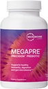 Mikrobiome Labs MegaPre Prebiotic Fiber supplement i vegetabilske kapsler - Prebiotic supplement med klinisk testet oligosaccharides - Støtte mikrobiel mangfoldighed & Gut sundhed (180 kapsler)