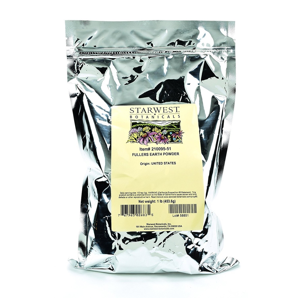 Starwest Botanicals Fullers Jord pulver, 1 Pound