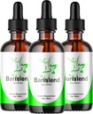 (3 Pack) Barislend Drops, Barislend Liquid, Official Barislend Liquid Drops, Barislends Advanced Liquid Drop Formel, Barislend Drop Supplement Premium Liquid Support, 3 flasker til 3 måneder