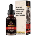 WARLORD Beard Oil & Beard blødgøringsmiddel til mænd - Beard Moisturizer & Natural Beard Oil til at reducere Itchy Skin, Tamme Hår og Administrer Frizz - fredløs, 1 Fl Oz