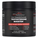 MANDS PeakPerformance - Testosteron booster supplement til mænd - Boost Stamina, muskelvækst, energi, styrke, Endurance & Drive - Ashwagandha, Tribulus, L- Arginin, Tongkat Ali- 90 Kapsler