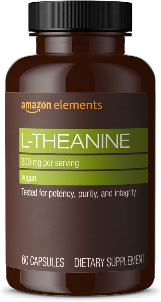 Elementer Theanine 200mg 60 kapsler