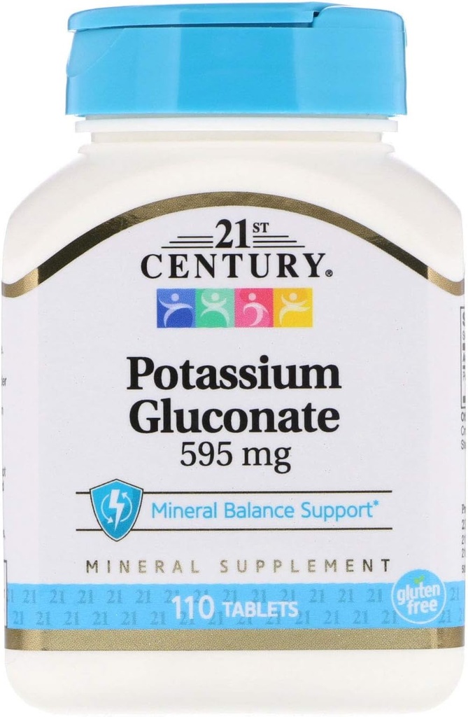 21. Century Kalium 99Mg Tablets 100 + 10 Greve (2 Pack)