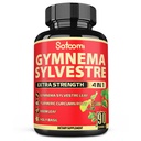 Satomi Pure Gymnema Sylvestre Kapsler Extract - 90 Kapsler til 3-måned - Kombineret med Neem Leaf, Holy Basil & Turmerisk Curcumin Root