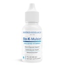 Biotics Research Bio K Mulsion Liquid Vitamin K Drops - 500 mcg / S - Vitamin K1 phytonadion til voksne - VIT K Supplement - Stærke knogler, hjerte sundhed, blodstørkning Support, 1 fl oz