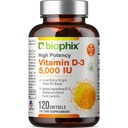 Vitamin D3 5000 IE Softgels 120 Count (125mcg) - Vitamin D-3 High- potens i Ekstra Jomfru Olivenolie Non- GMO soja gratis for mænd og kvinder - Vit 3D tillæg understøtter stærke knogler & immunforsvar