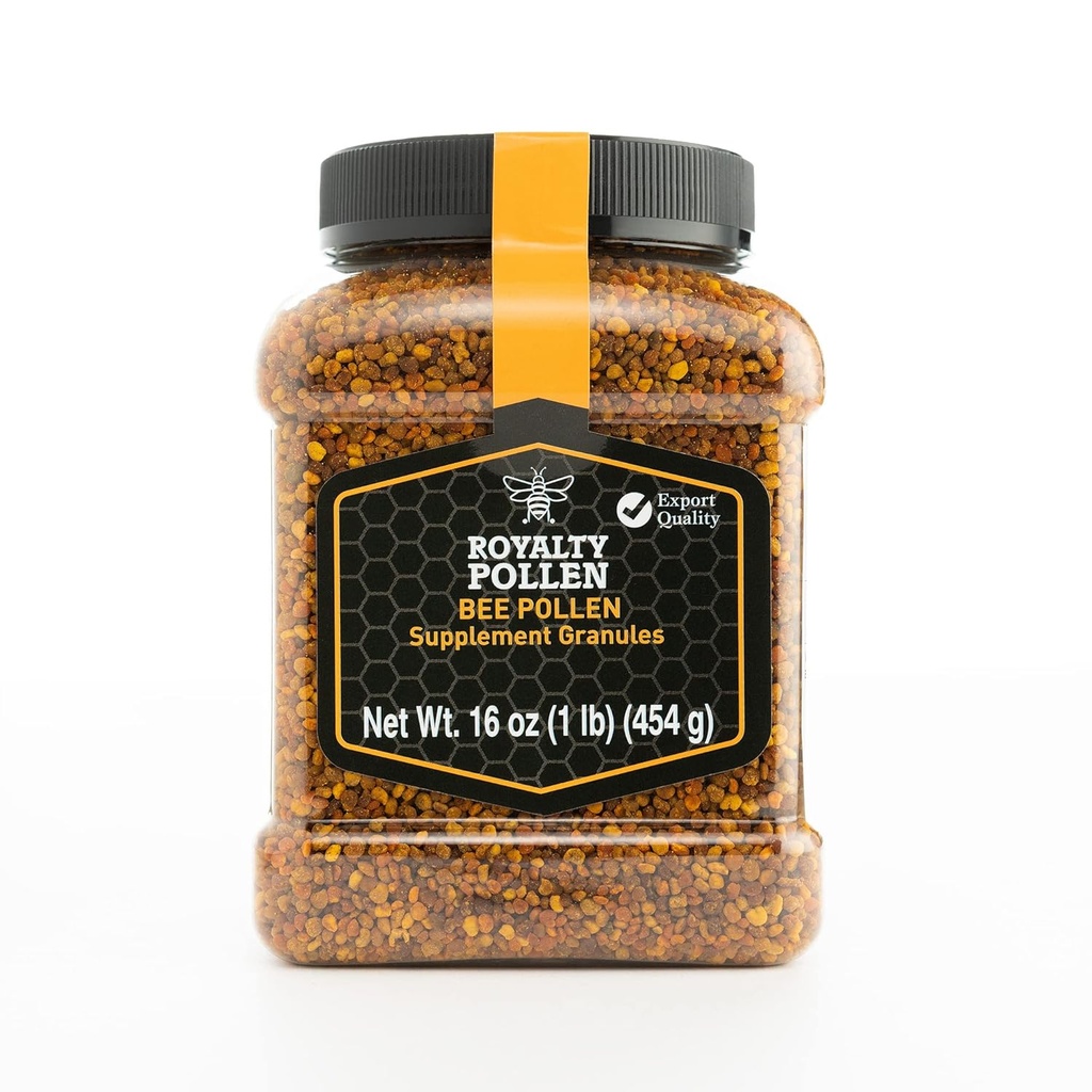 Royalty Pollen Bee Pollen Powder # 124; 100% Pure, Fresh Natural Raw Bee Pollen # 124; Superfood pakket med antioxidant, protein, vitaminer # 124; Bee Friendly, Gluten Free