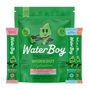 Waterboy Workout Hydration Mea124; 2,960mg Sugar Free Electrolyte Powder Packets Mea124; L- Glutamin + Vitamin Mea124; No Sugar, All Natural, Gluten Free (Variety)