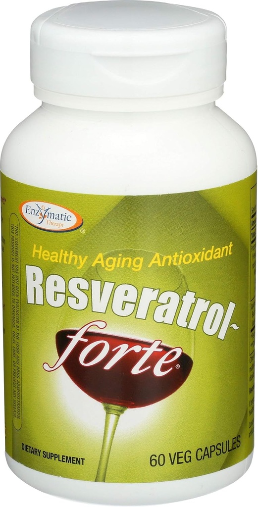 Enzymatic Therapy, Resveratrol Forte, 60 Tablets