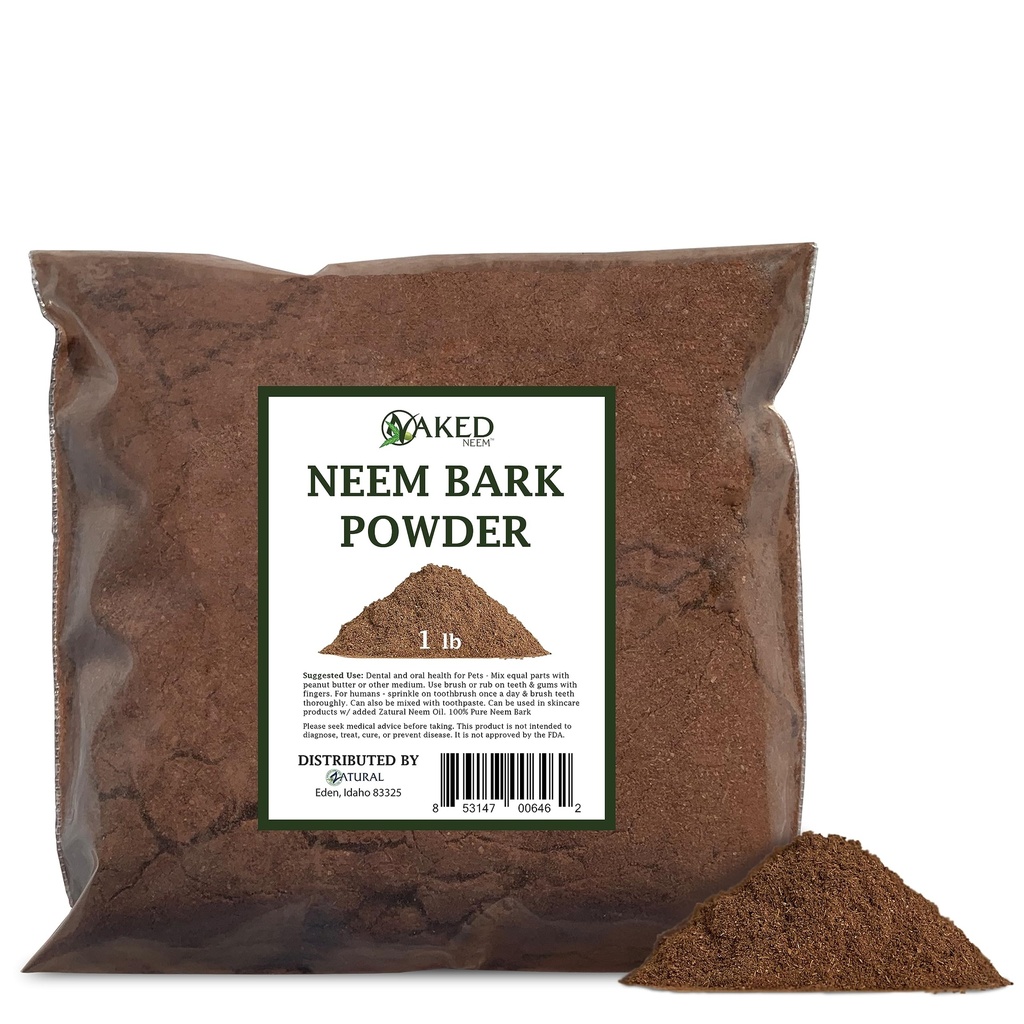 Neem Bark Dental & fordøjelsesstøtte - 16oz Tandpulver