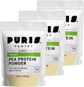 PURIS Organic Pea Protein Powder - USDA Organic Vegan Protein - 124; 27g Plant Protein Per Serving - 124; Non- GMO Gluten- Free Soy- Free