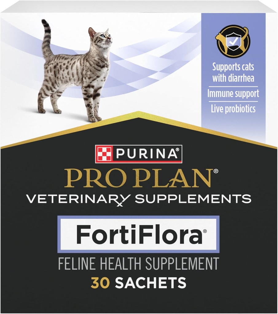 Purina Pro Plan Veterinary Supplements FortiFlora Probiotika til katte med Diarré Kat Kosttilskud