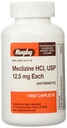 MECLIZINE TABS 12, 5 MG OTC * RUG Størrelse: 1000