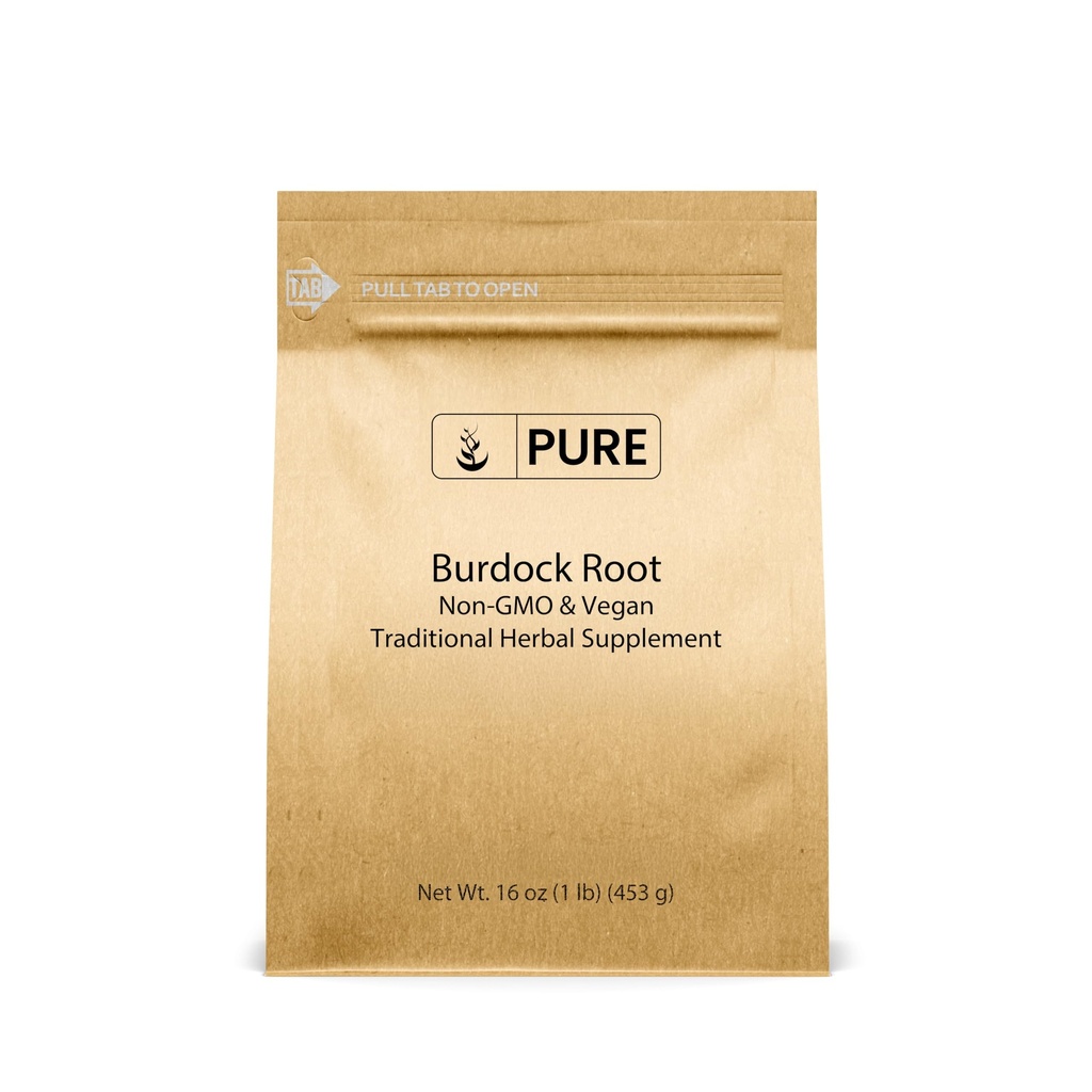 Pure Original Ingredienser Burdock Root Extract (1lb) Lab- Verified, Non- GMO