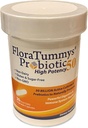 FloraTummys 50 High Potency Voksen Probiotic, 50 Millioner CFU, Prebiotika, Dairy Free, Gluten Free Probiotic, Non- GMO, Sugar- Free, Made in USA