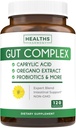 Candida Support (120 Capsules) - Caprylic Acid, Oregano Oil & Probiotics Help Maintain Already Normal Levels of Yeast and Candida - Vegetarian, Non-GMO Intestinal Supplement - Gut Cleanse (No Pills)