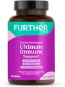 Yderligere fødevarer ultimative immunforsvar C, D, E og Zink + Natural Immunity Booster Multivitamin Herbal Supplement Elderberry & Echinacea, Daglig immunforsvar & antioxidant Support.