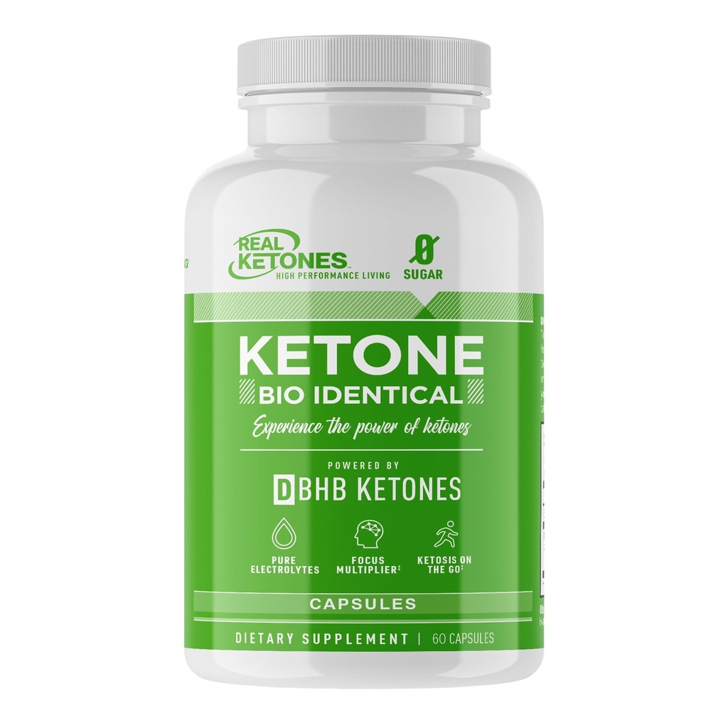 Keto BHB Salts Capsules - Natriumcalcium & Magnesium BHB Capsules med Patenteret goBSHB Beta- Hydroxybutyrat Elektrolyter - Exogent Ketoner supplement til forbedret energi Focus & Rapid Ketosis