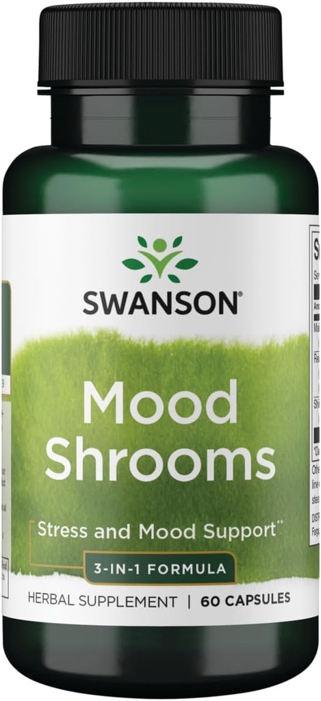 Swanson Shrooms - 3-in-1 Formel 60 Caps