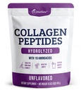 Dr. Matthew Hydrolyzed Collagen Peptider Powder - Unflavored & Grass Fed Protein Supplement for Hår, Hud, Joints - Non-GMO, Keto-Friendly, Type 1 og 3, for kvinder og mænd